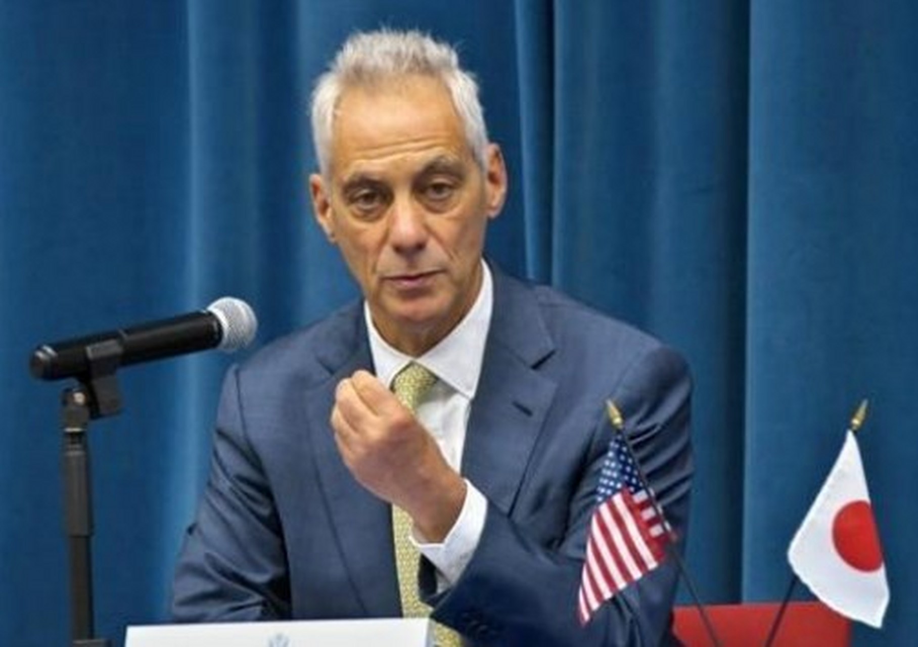 用实际行动来支持"日本排污",美国驻日本大使拉姆·伊曼纽尔表示:日本