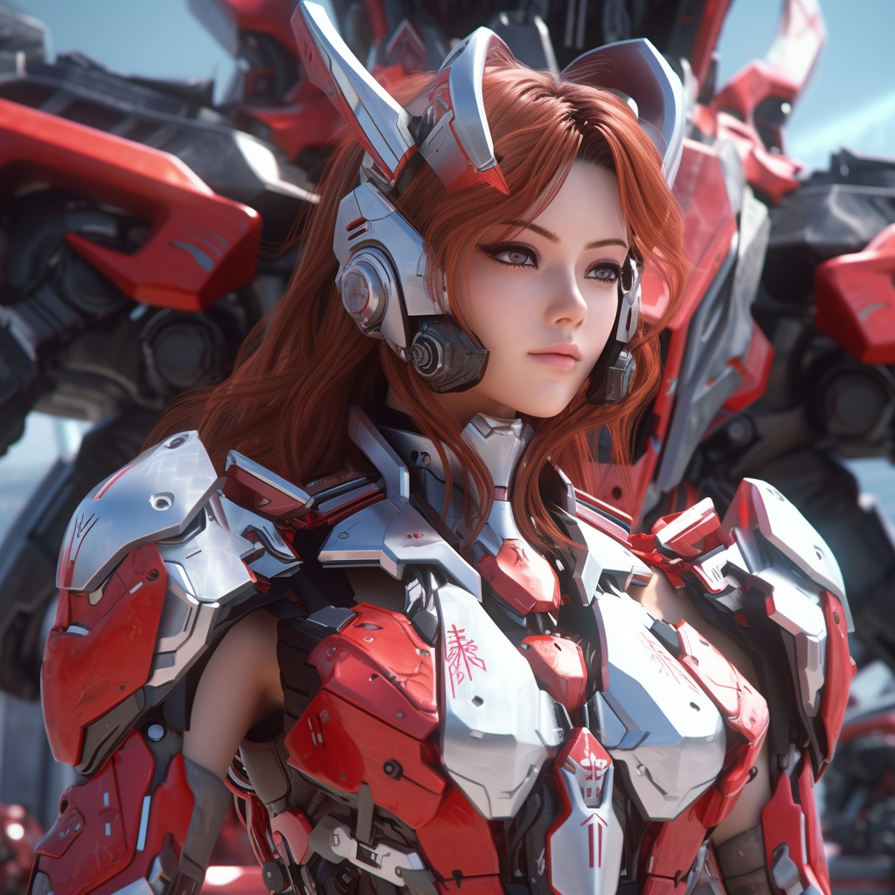 未来战士之机甲女神!#ai绘画