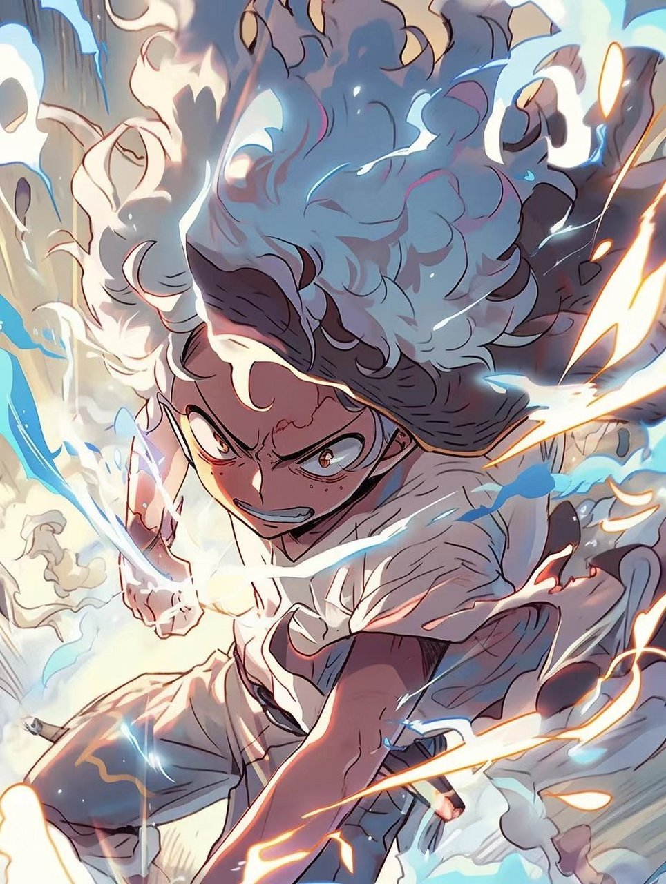 ai绘画# 《海贼王》五档路飞