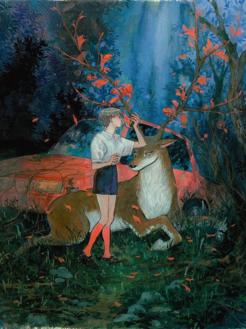 治愈系插画  韩国插画师noma