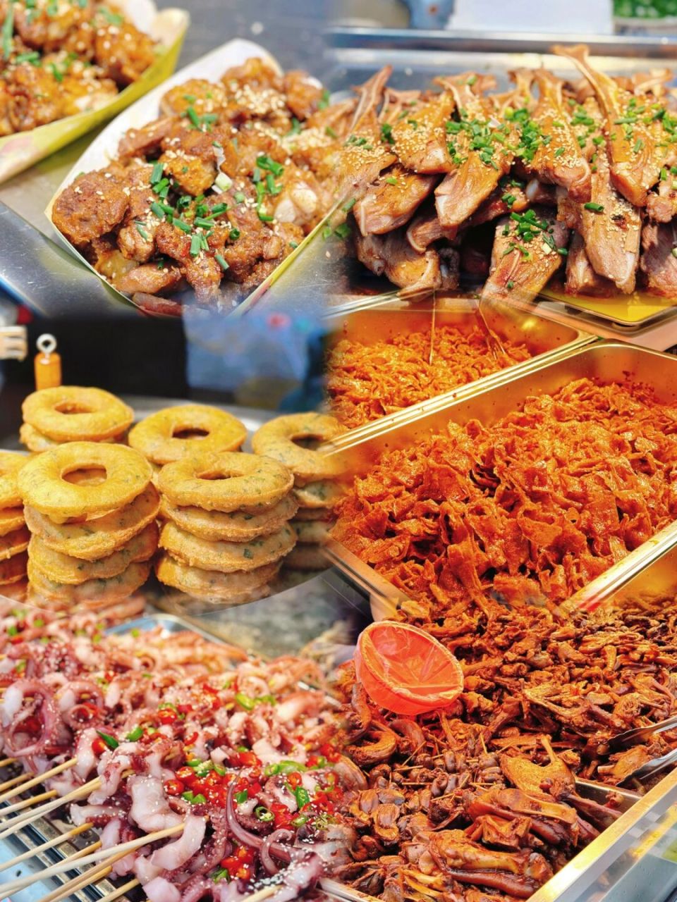 本地土著最喜欢去的扬帆夜市,这里汇集了各地美食小吃,真的好逛又好吃