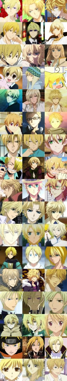 二次元# 选一个你最喜欢的黄毛吧