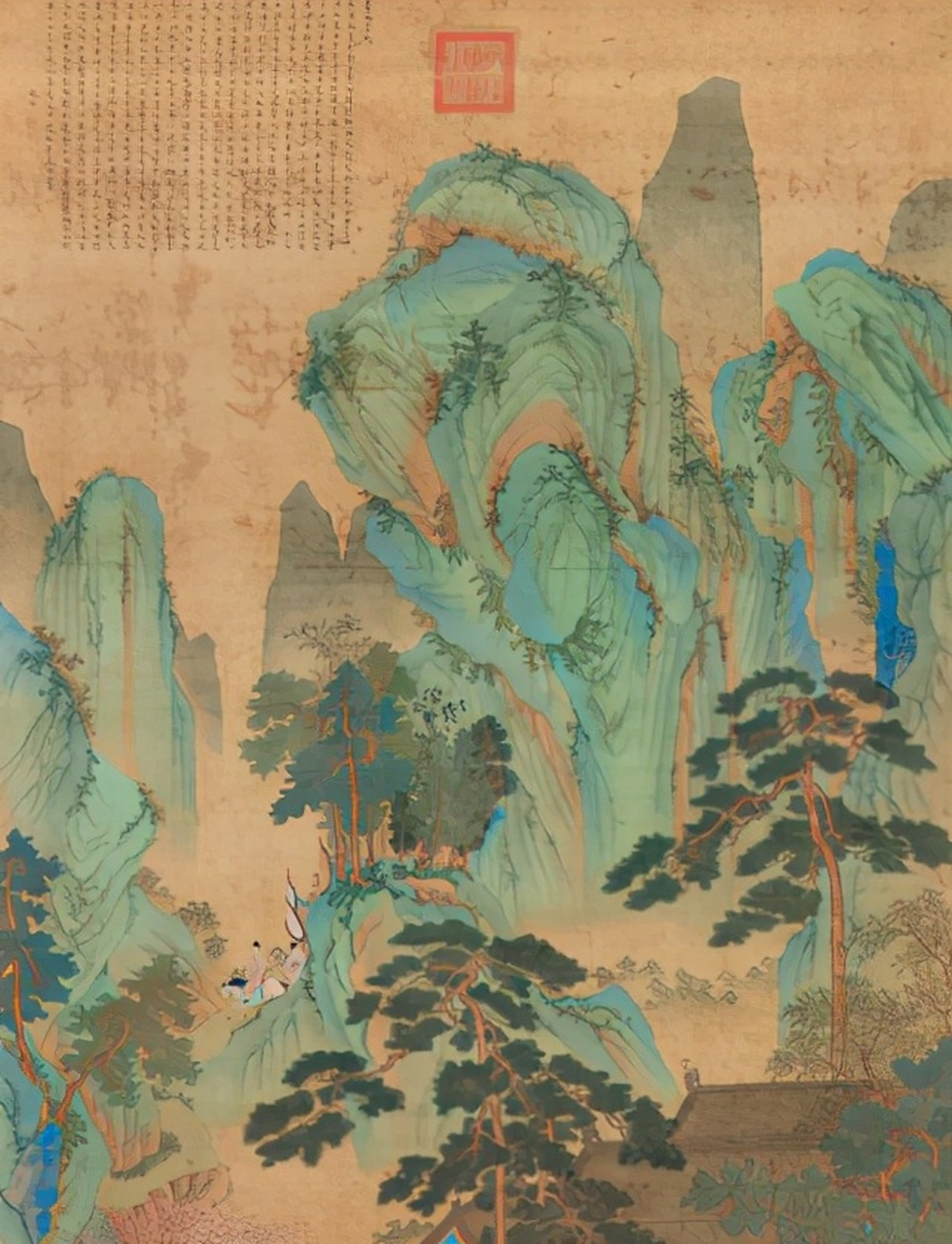 《相州昼锦堂图轴,明,仇英绘[委屈 前文体例部分,对于新书在志和传