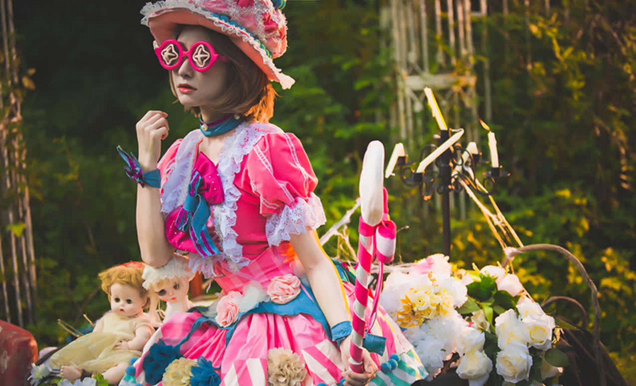 cos秀#洛丽塔小天使带来的甜美《第五人格》角色"盲女海伦娜".