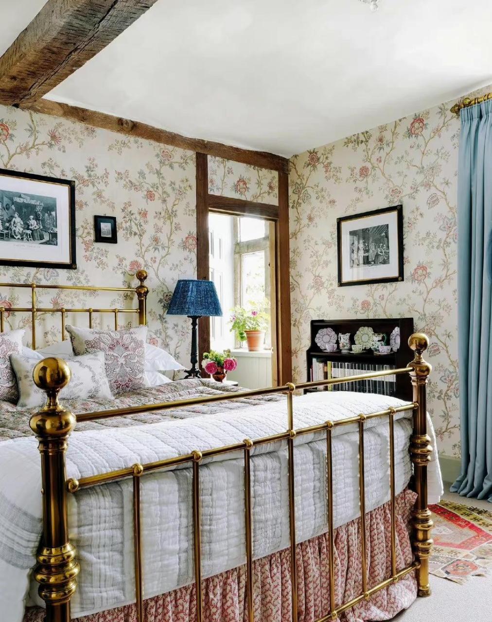 英式碎花田园风的房间,超美的.
