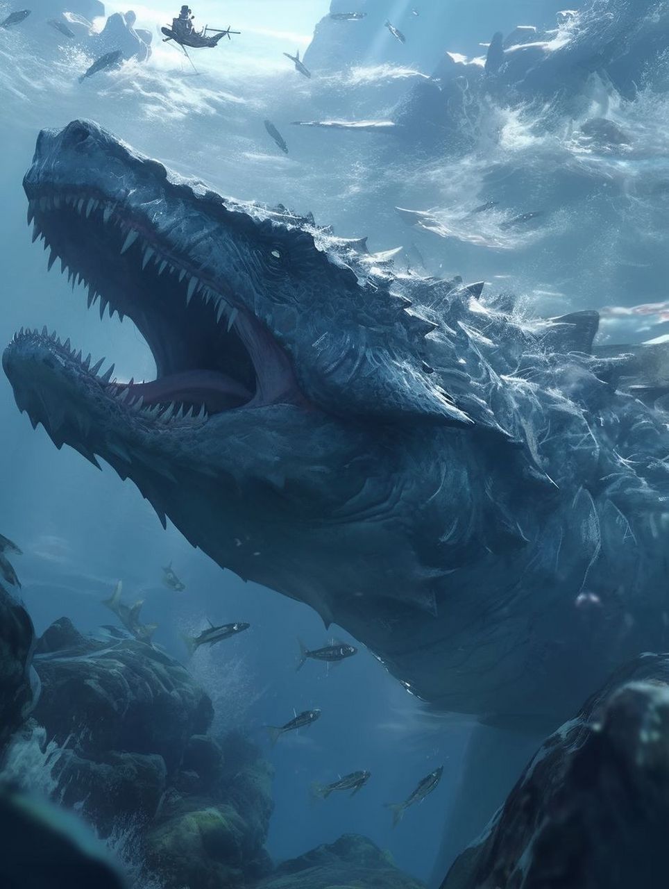 十年后的变异巨鳄,深海噩梦将成为现实.#日本核污染水排放挑战人类良