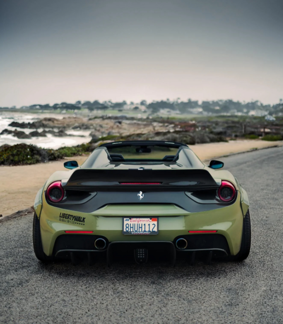 不一样的法拉利!lbwk宽体488!