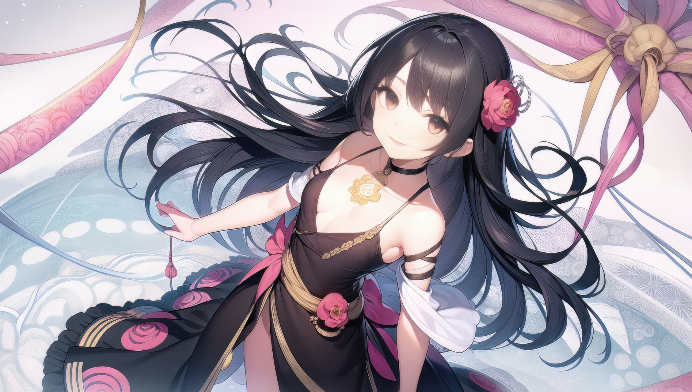 绝美原创二次元超清壁纸#ai美图社# #ai绘图社# #ai手机壁纸