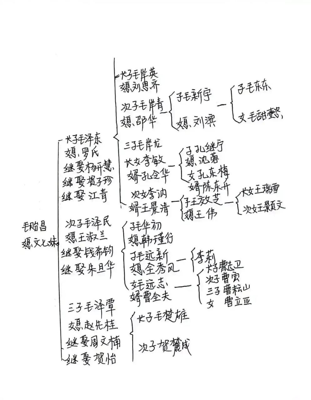 百家号星火计划# 毛家族谱,一代伟人,满门忠烈!值得致敬!