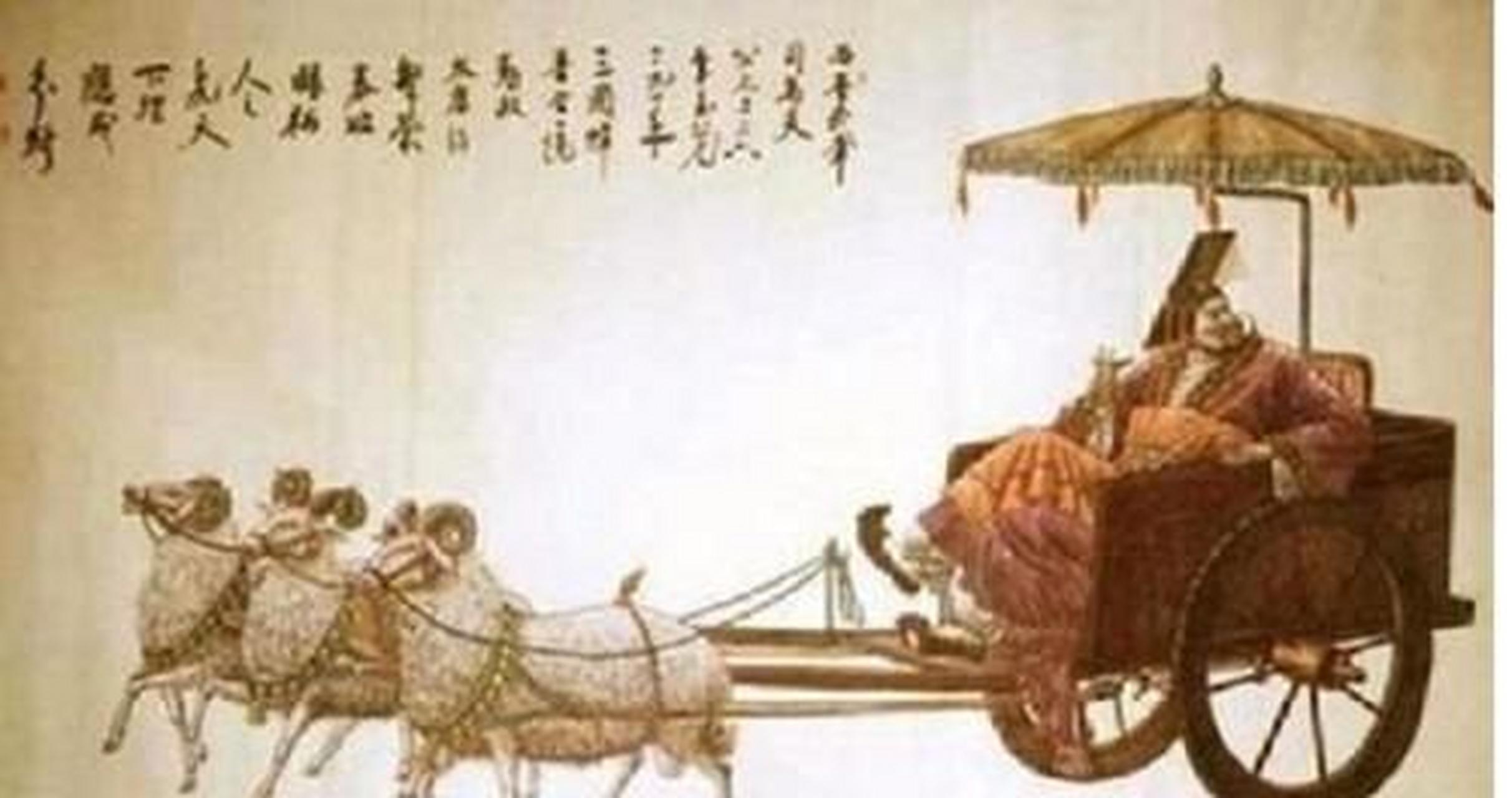 公元428年,刘义隆照例坐着羊车在宫中行走.