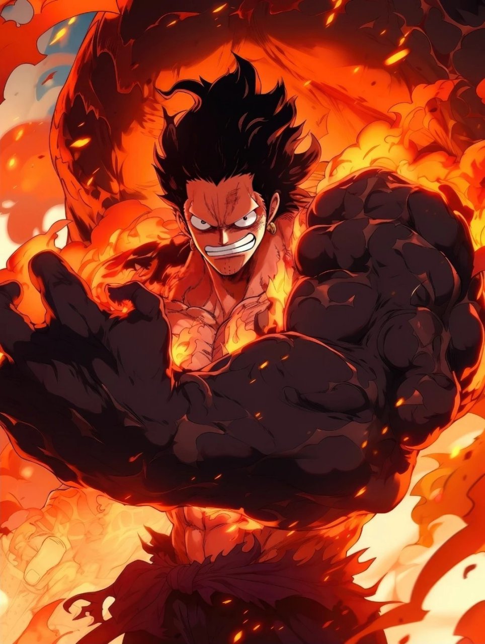 海贼王# 变成肌肉猛男的路飞