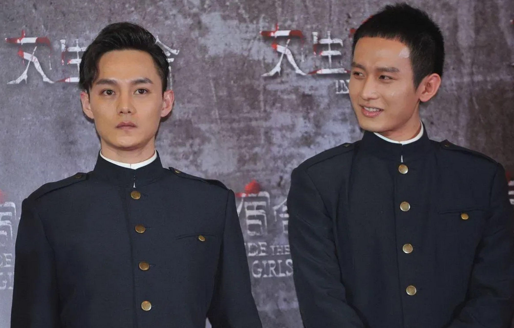 成毅和尹正的早期合照生图,论颜值,居然是尹正赢了! 676767