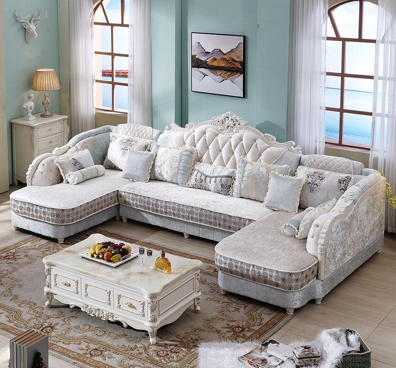 [浮云]简约欧式沙发是沙发中的一种比较流行的一种风格 [ [鸡蛋] ]其