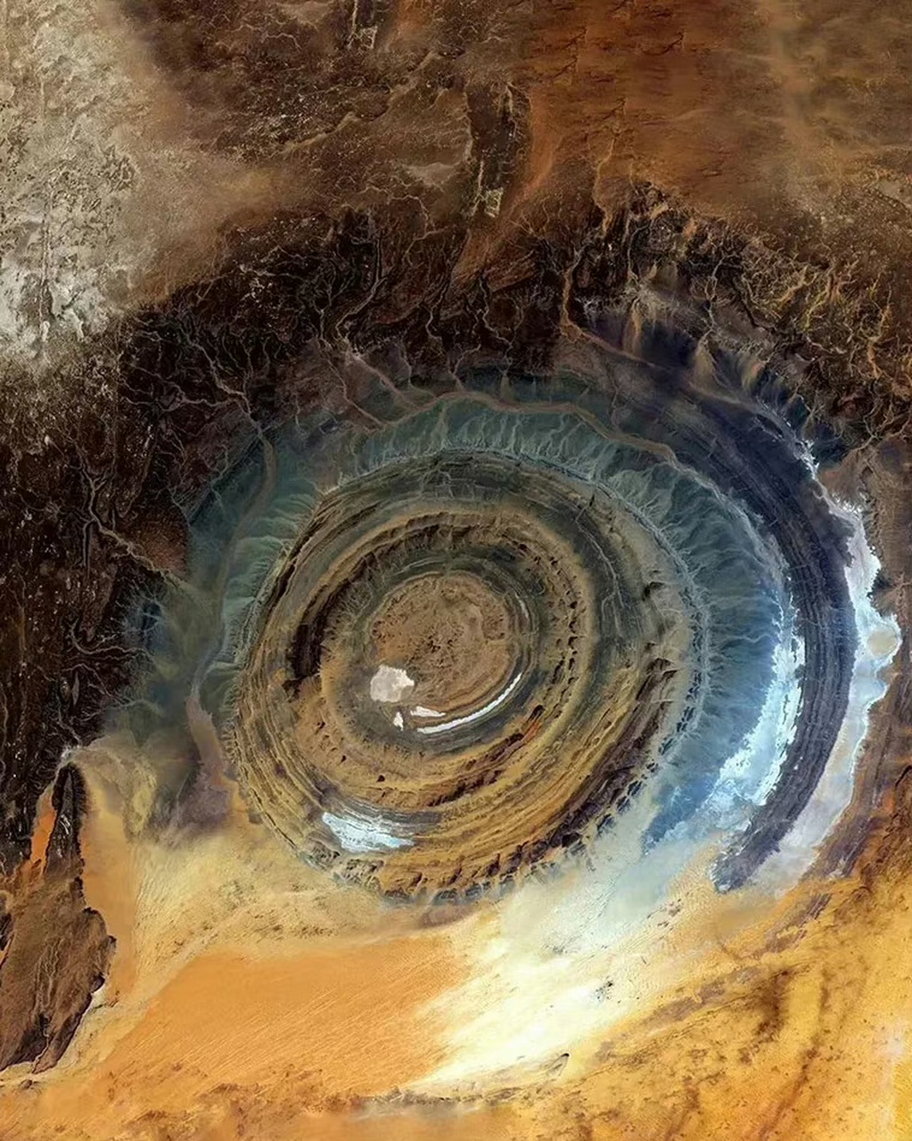 理查特结构,又称撒哈拉之眼(eye of the sahara),是一个位于撒哈拉