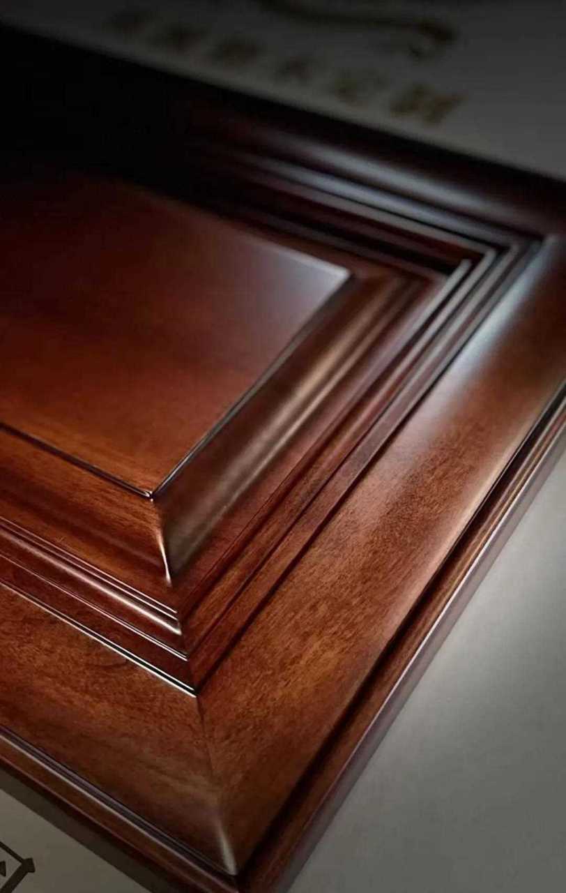 南美樱桃木原木柜门 高端实木定制[兔子]