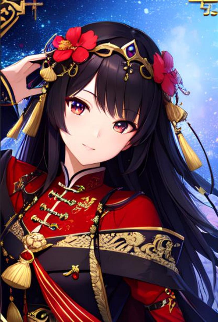 东方美女风格,身材匀称,长发飘逸,民国风,学生气息