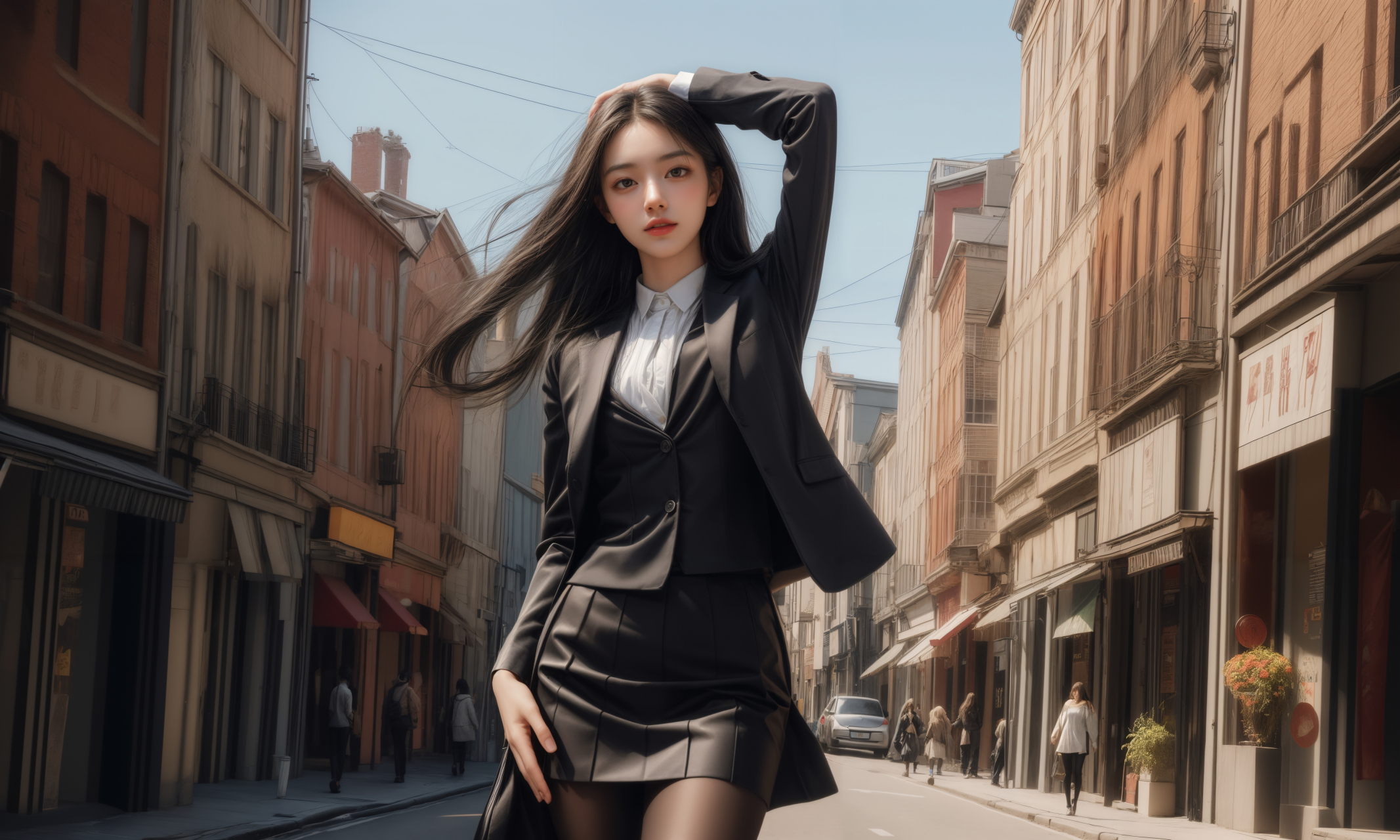 ai美女图片##ai美女写真# #ai美女壁纸# 每日ai美女秀	在一个现代化