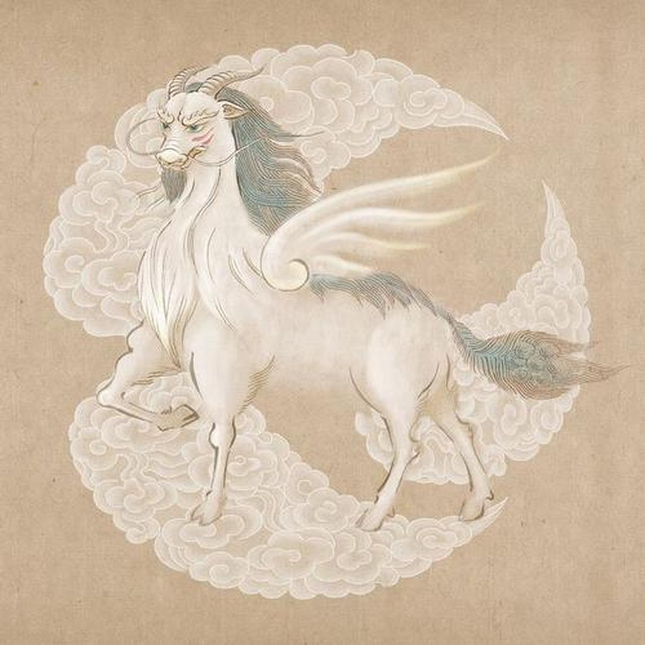 白泽:传说中昆仑山上著名的神兽.