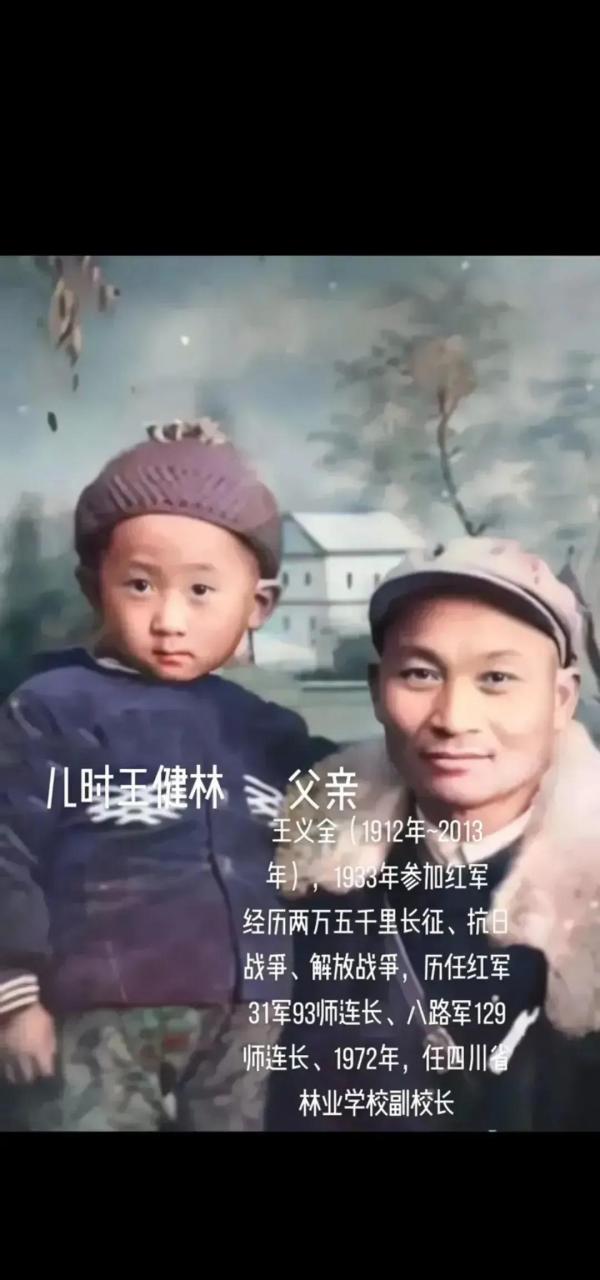 王健林小时候真是乖巧可爱,这是他和父亲王义全的珍贵合影,王健林可以
