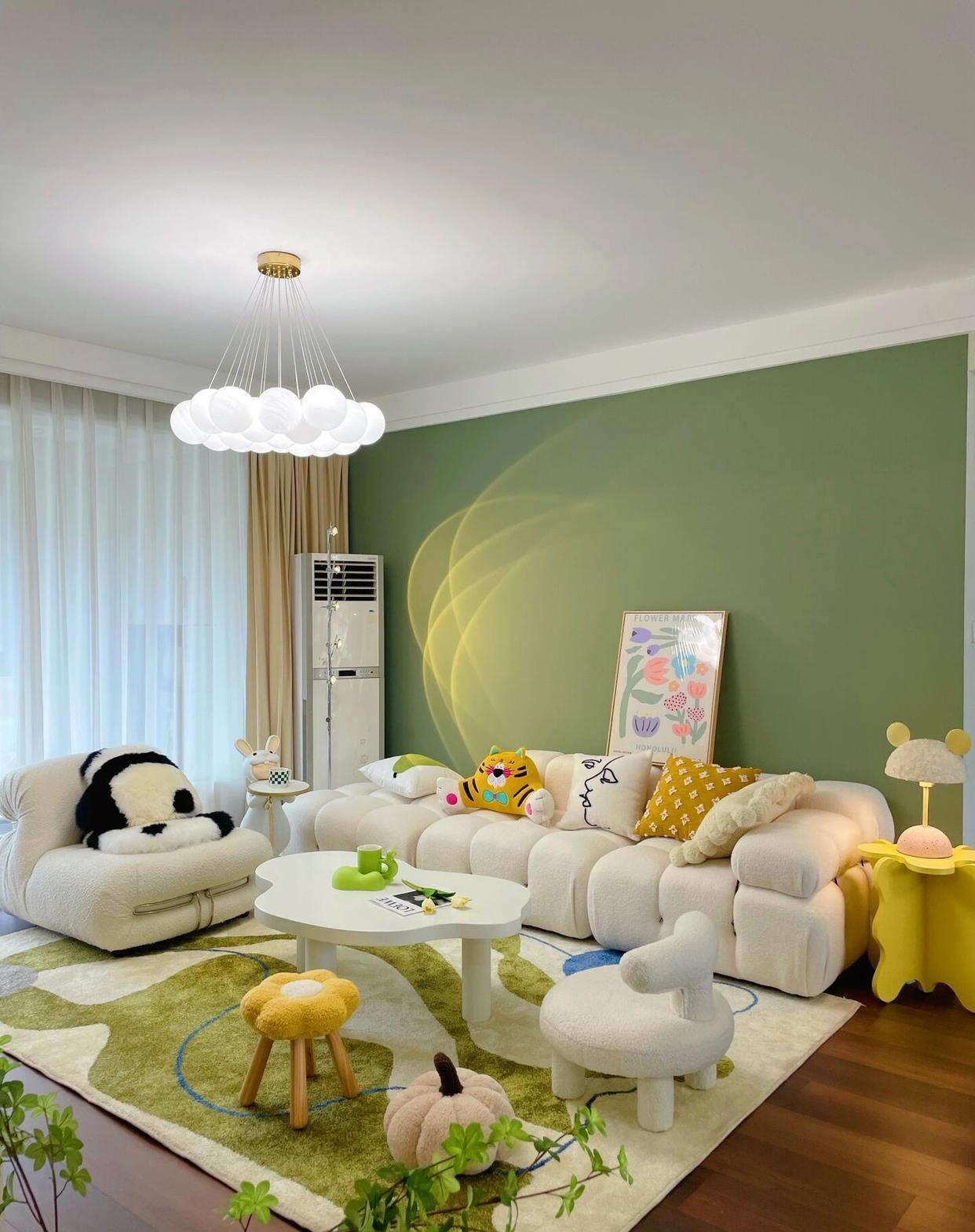 自分享以来,我家绿色客厅