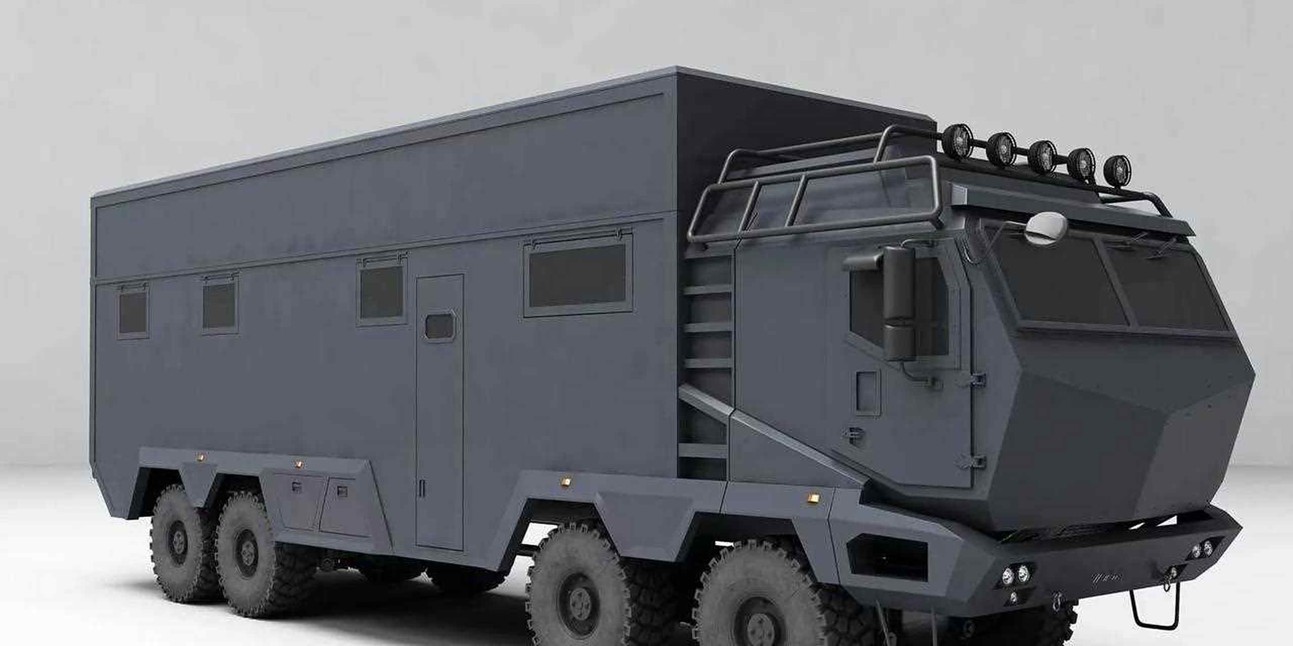 发的tatra越野房车,有朋友说6米之内就好了,其实6米内蓝牌车型也有的