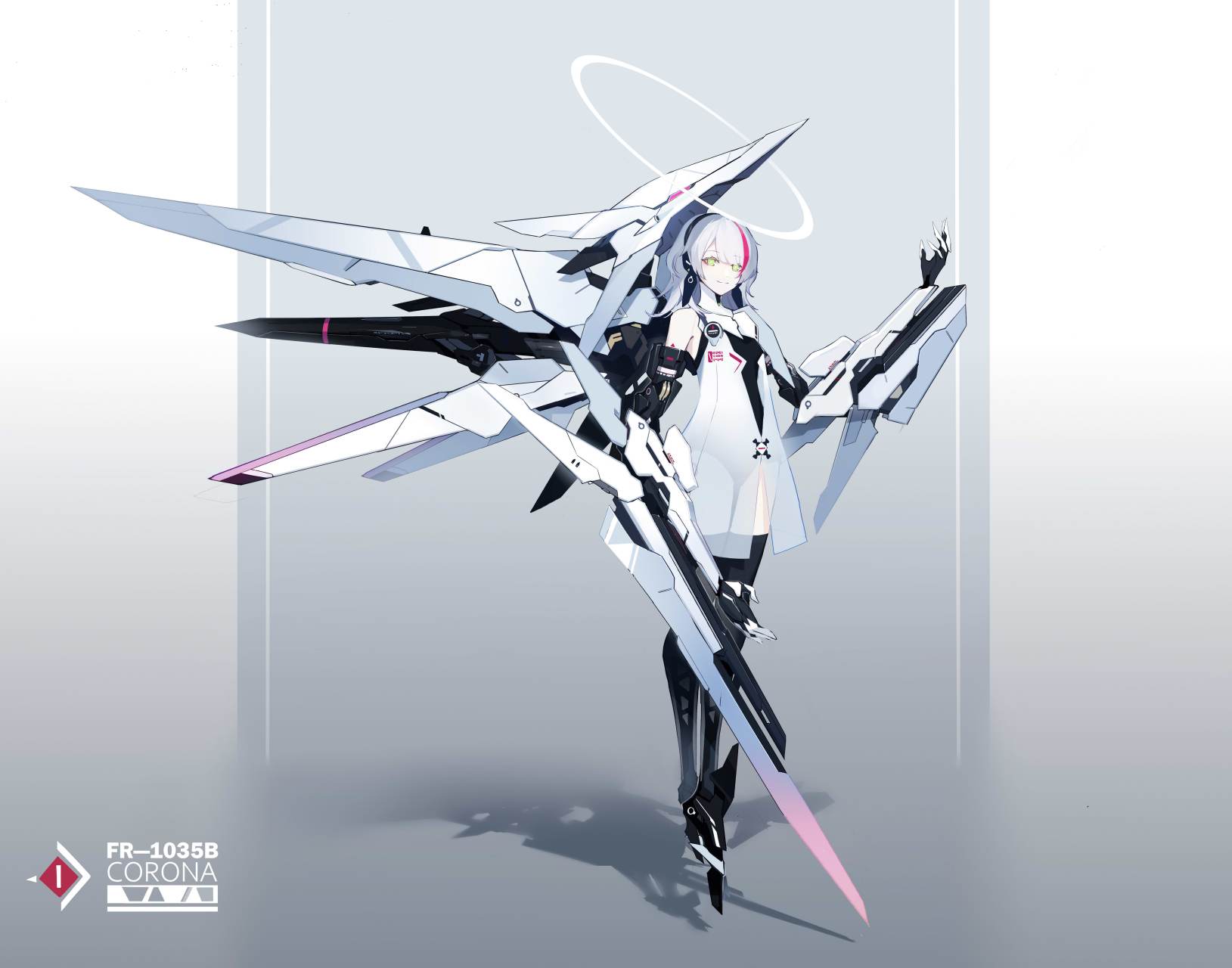 机甲少女战士,帅气吧[打call] #二次元少女美图# #二次元机甲少女美图