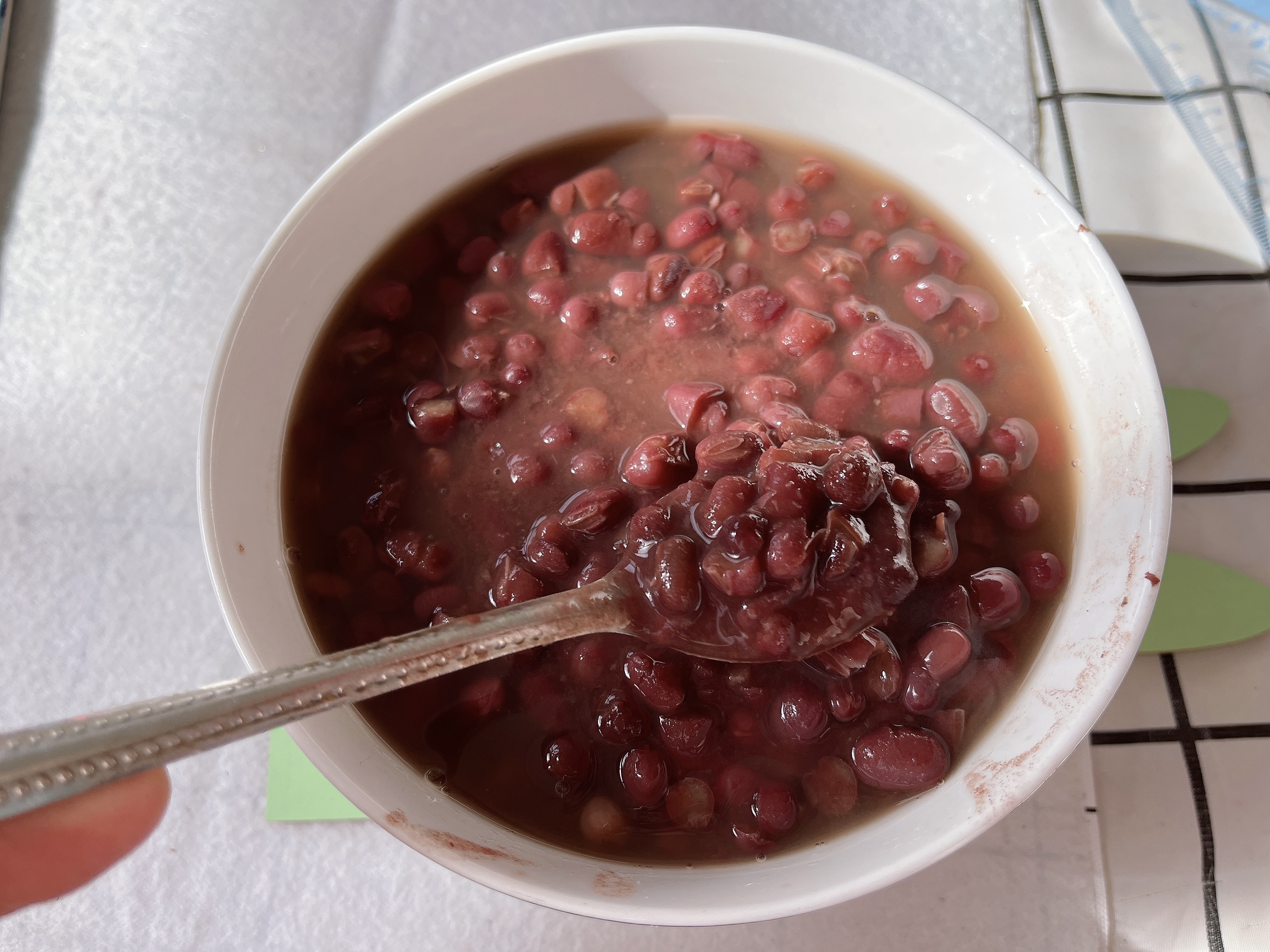 记录农村生活日常# 原汁原味的红豆汤,一点糖都没有加的果然很好吃