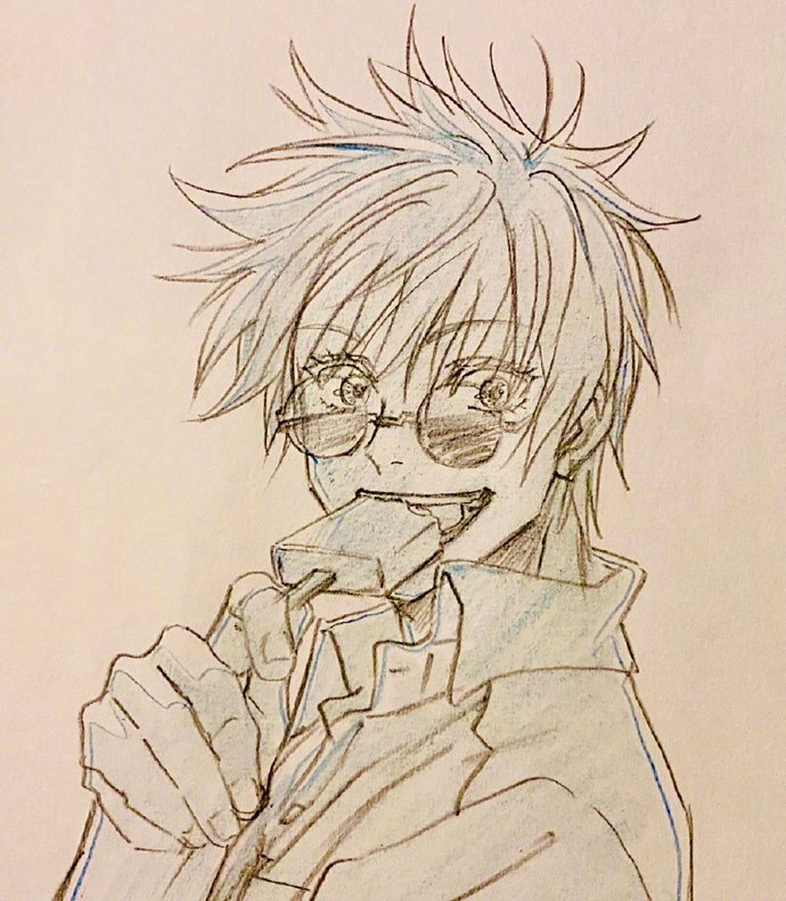 咒术回战2期总作画监督·井川丽奈 最新绘制的五条悟#五条悟