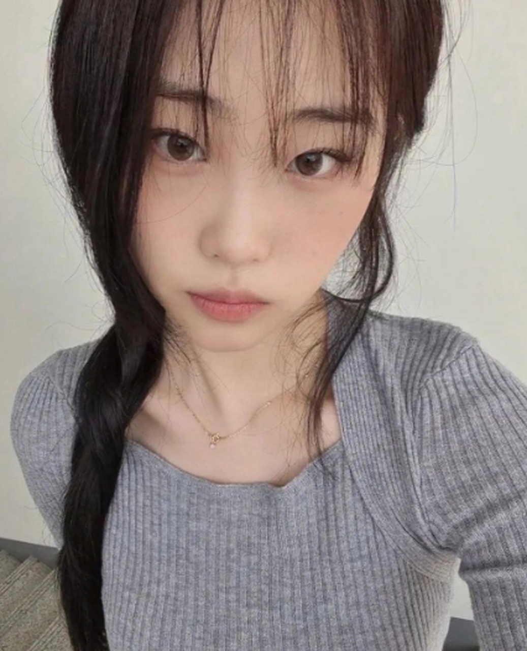 大学生的素颜照,这素颜状态真不错