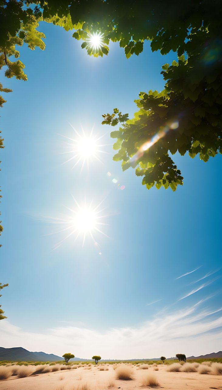 透明的天空,如一块儿晶莹的蓝宝石, 晴朗无云,清透得如同梦境.