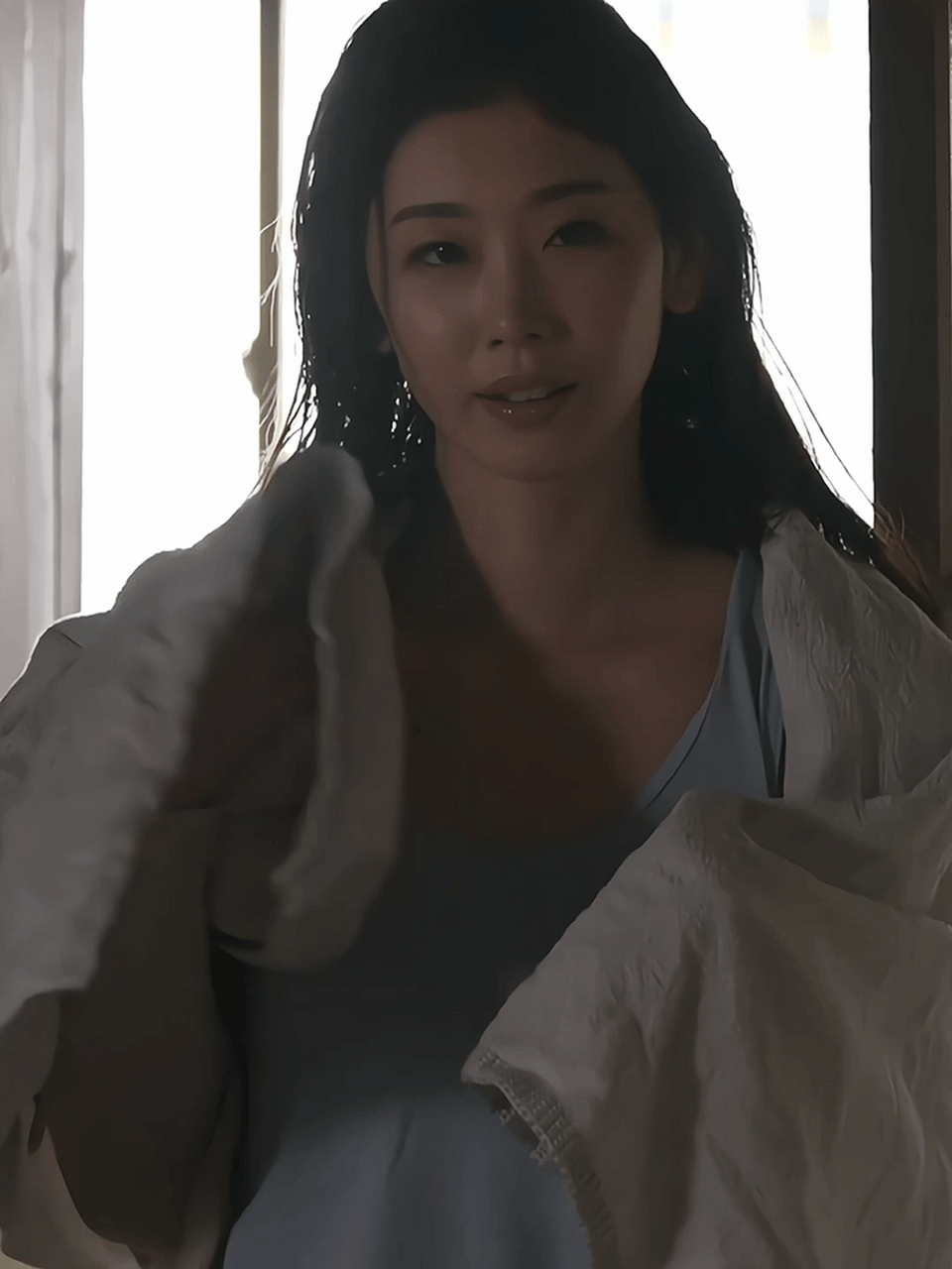 刚洗完澡的小松杏