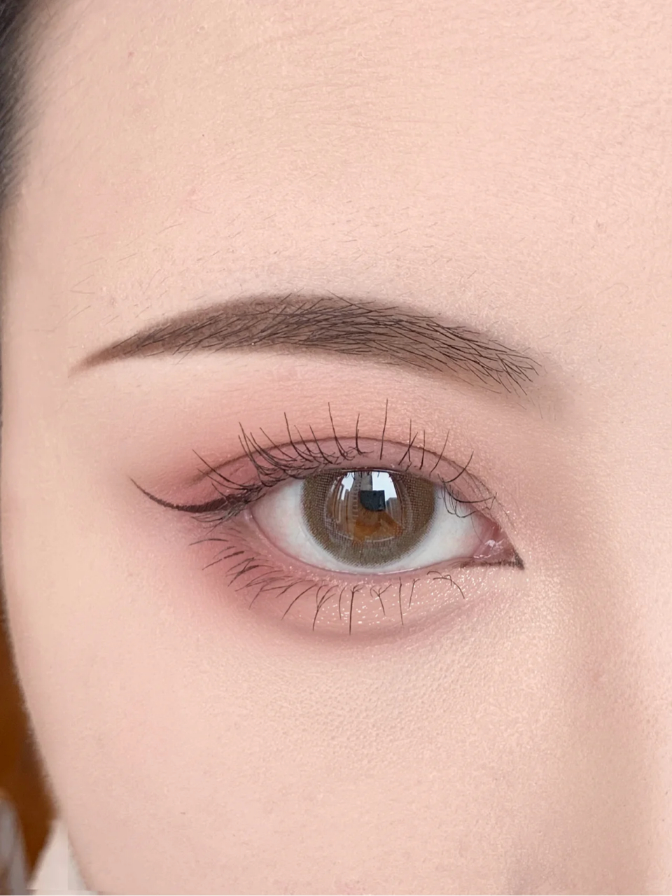感奶醉眼妆jennie风小猫眼线 这个眼妆算是我日常快速出门的画法了