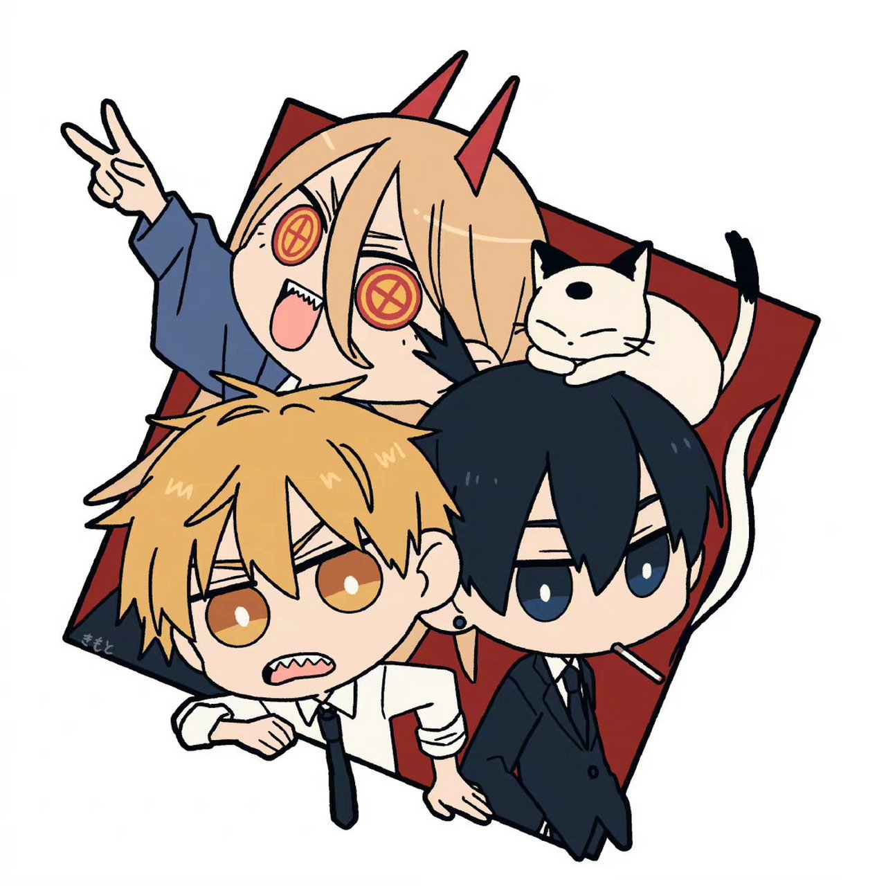 电锯人# 可可爱爱早川家[开心]