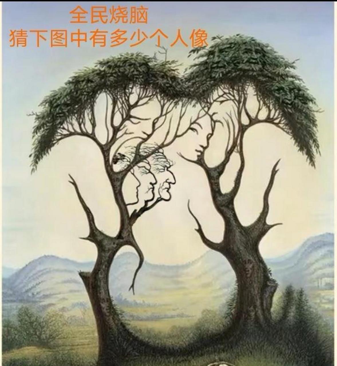 猜下图有多少个人像