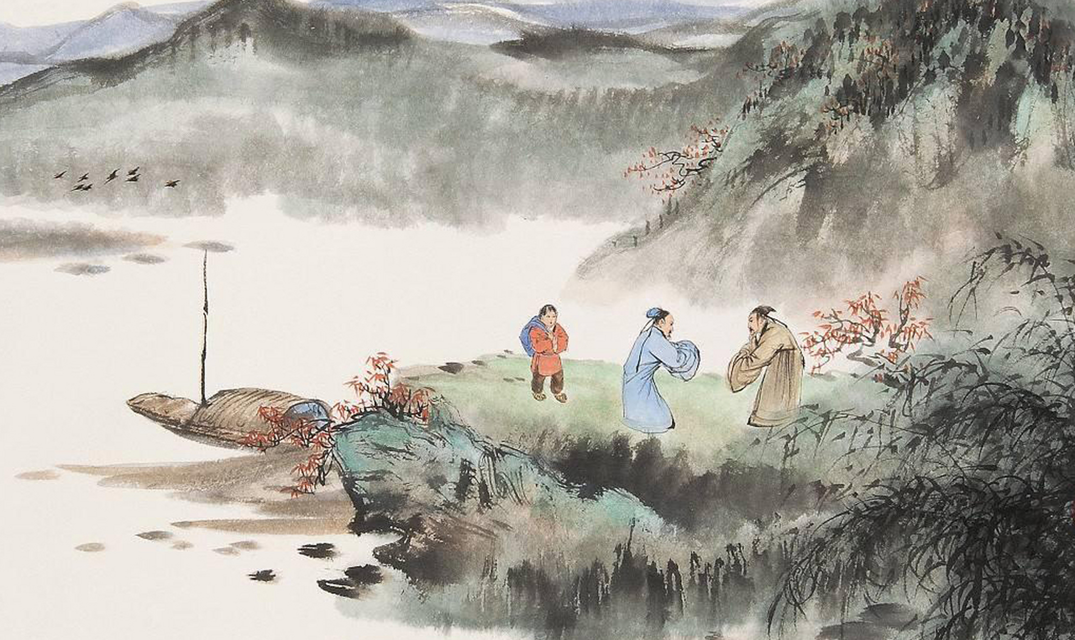 唐诗鉴赏,骆宾王《于易水送人》: 此地别燕丹,壮士发冲冠.