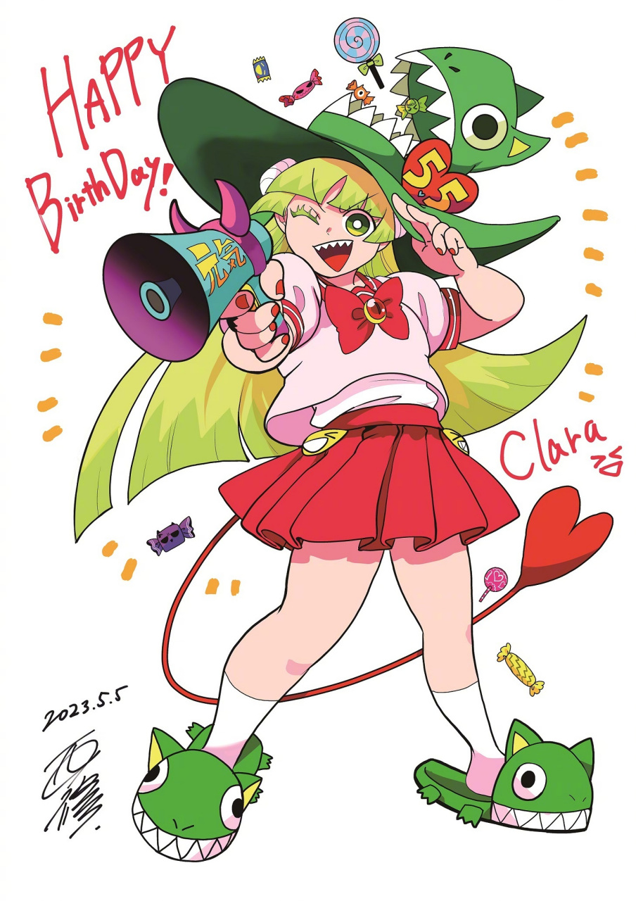 入间同学入魔了# 漫画家·西修 最新绘制的 瓦拉克·克拉拉5月5日