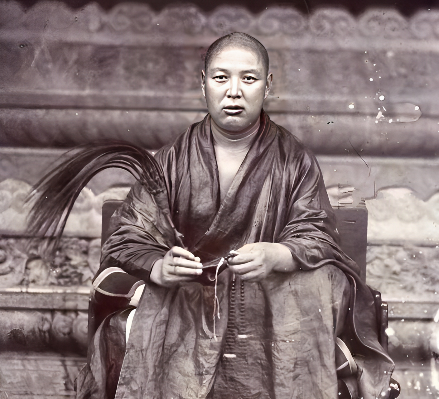 老照片:民国时期的道士与和尚!