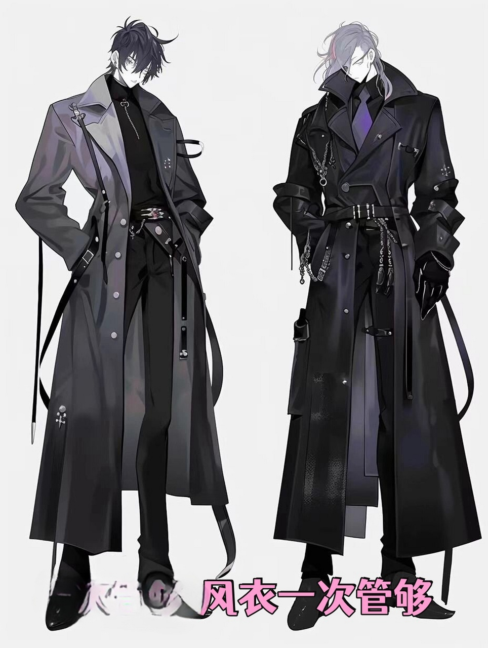 风衣很帅气 风衣的款式简约大方,展现出男性的成熟和自信