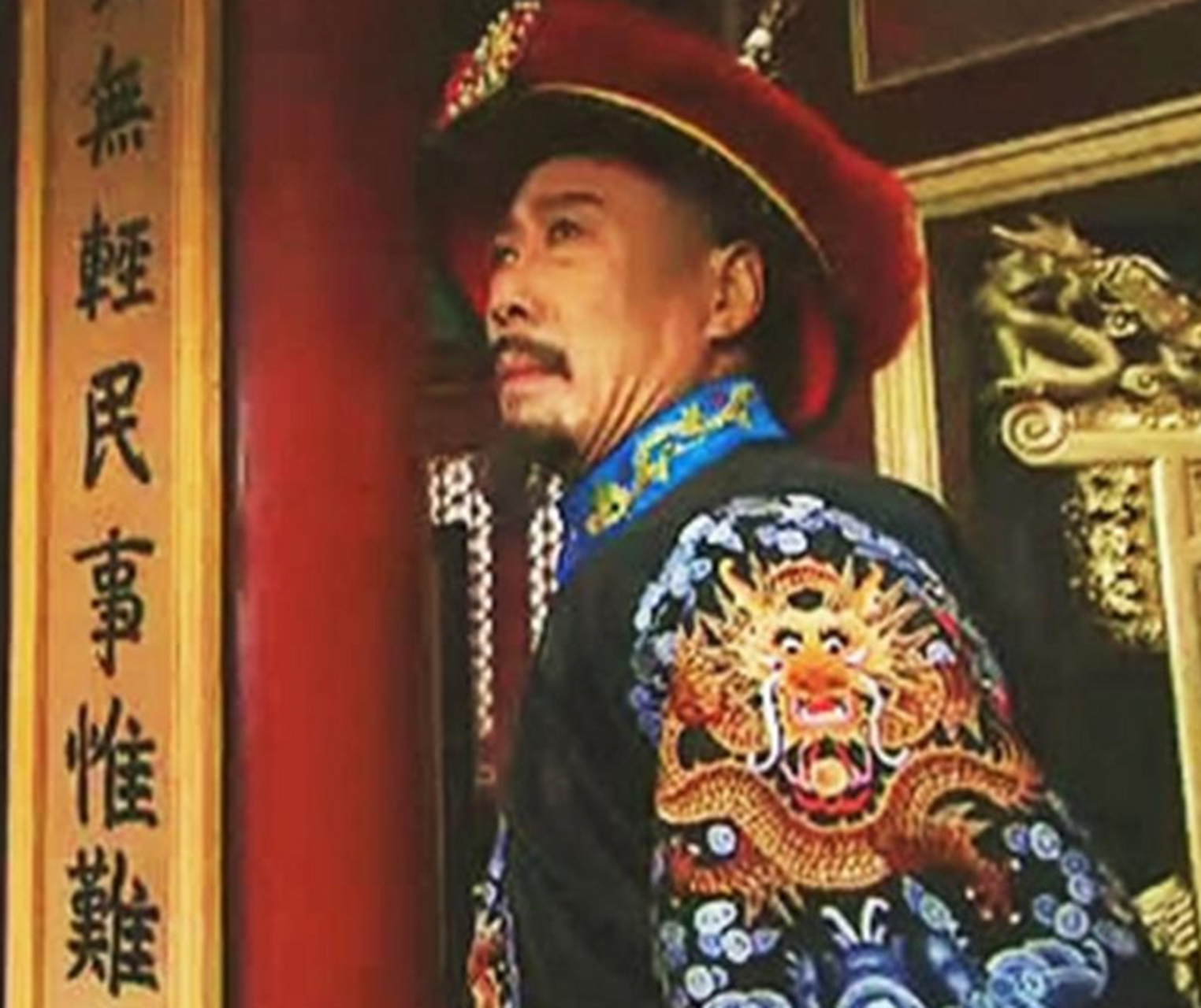 在《雍正王朝》中,康熙帝的皇四子胤禛与皇十四子胤祯,一奶同胞,都是