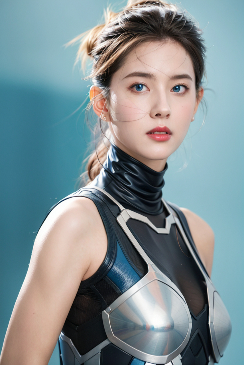 高级感写真,未来美少女战士艺术照#美女# #性感美女写真# #美少女战士