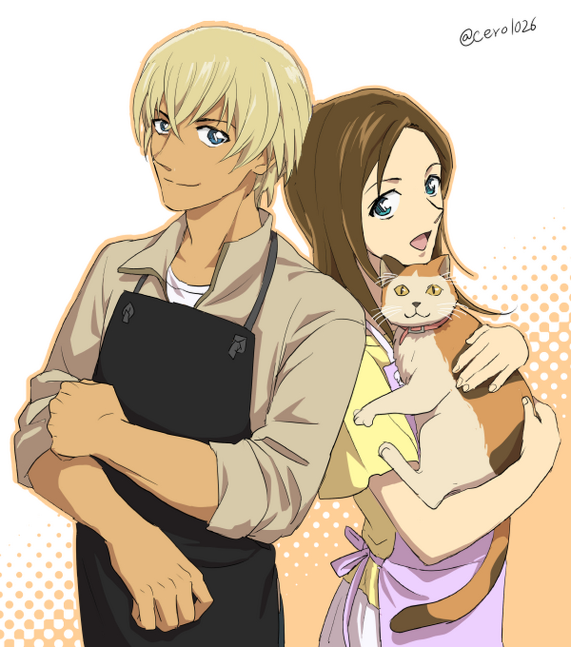 榎本梓# #安室透# 这两个人还是挺配的,尤其是榎本梓,非常可爱.