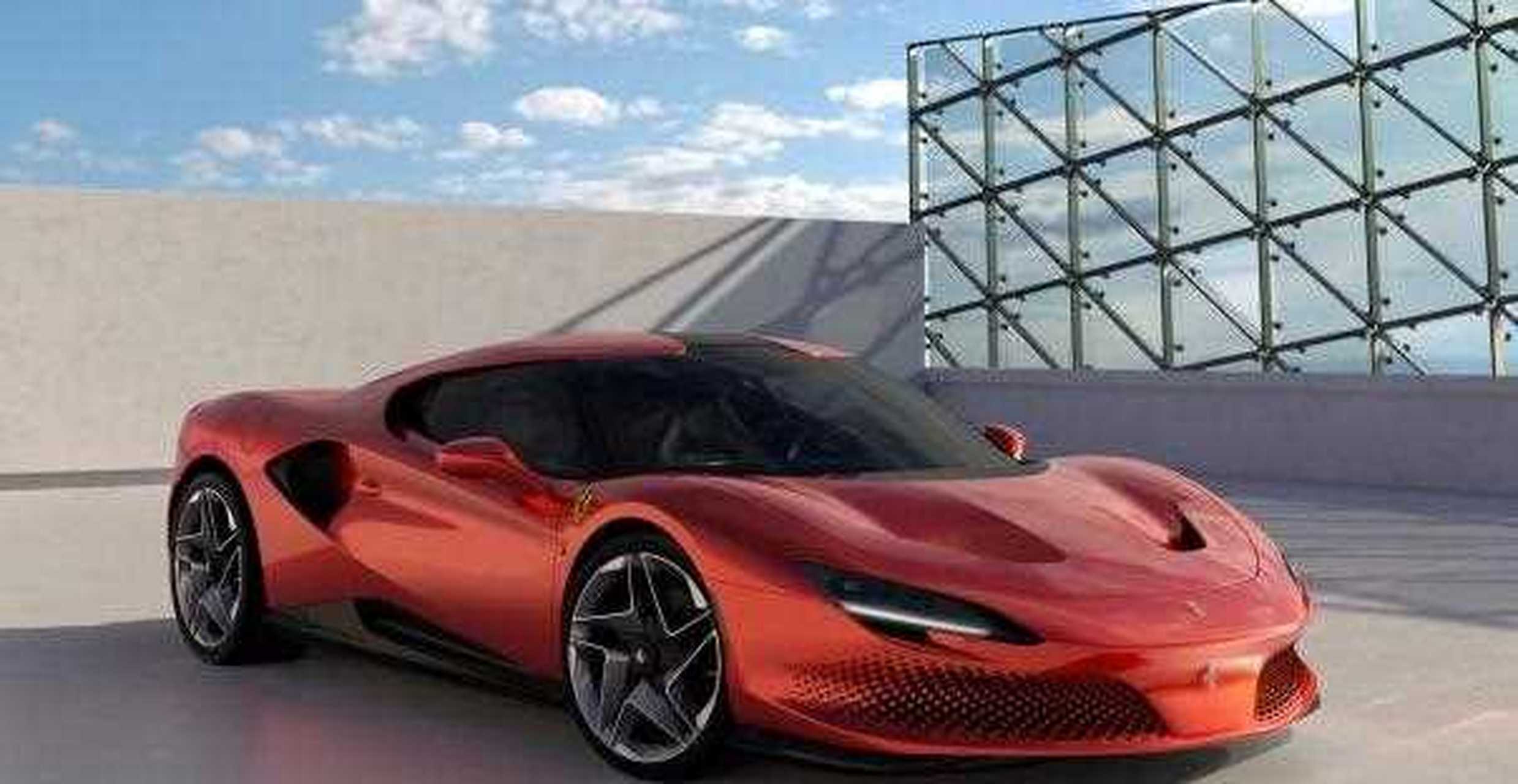 【法拉利sp48 unica官图】日前,法拉利官方发布了sp48 unica车型的官