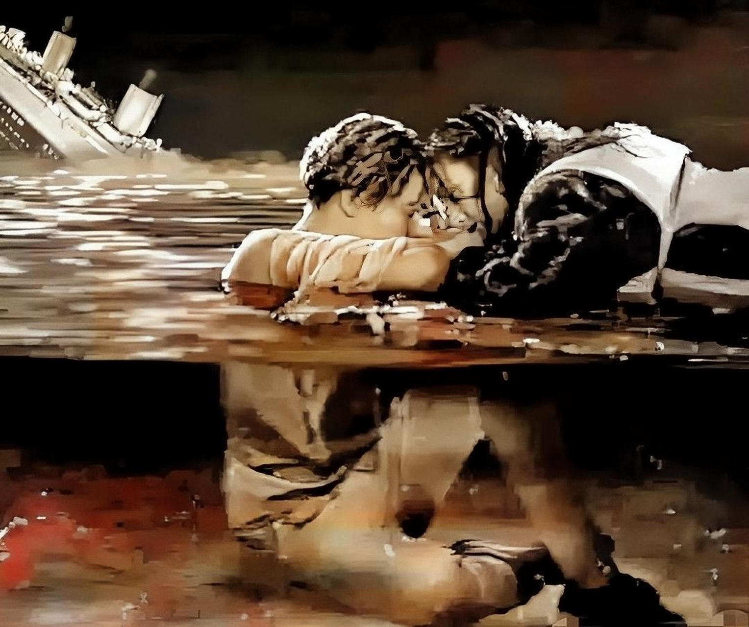 谁没有为杰克和露丝的凄美爱情而流泪?