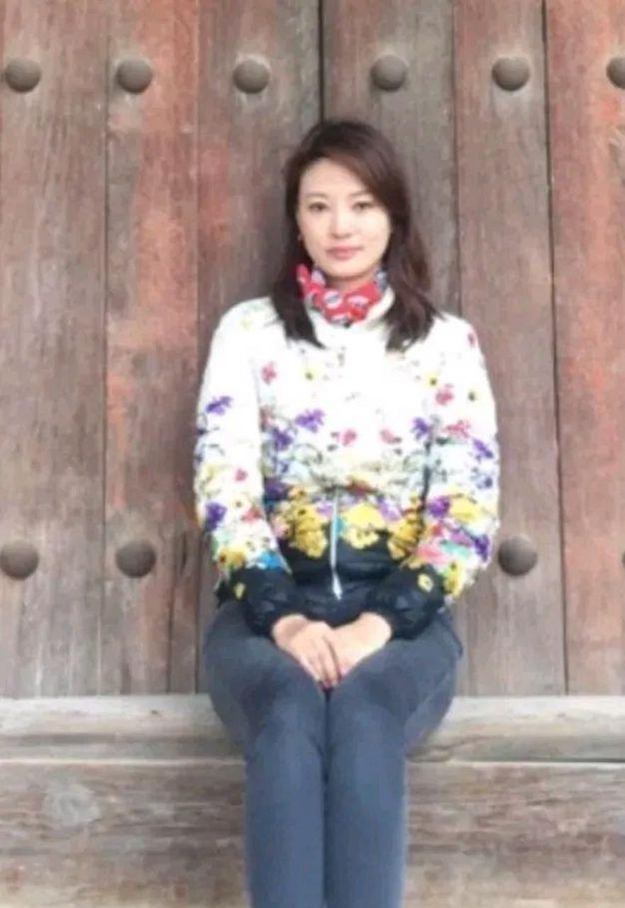 央视主持人刘芳菲的一张照片,感觉刘芳菲是一个非常优雅温柔的女人.