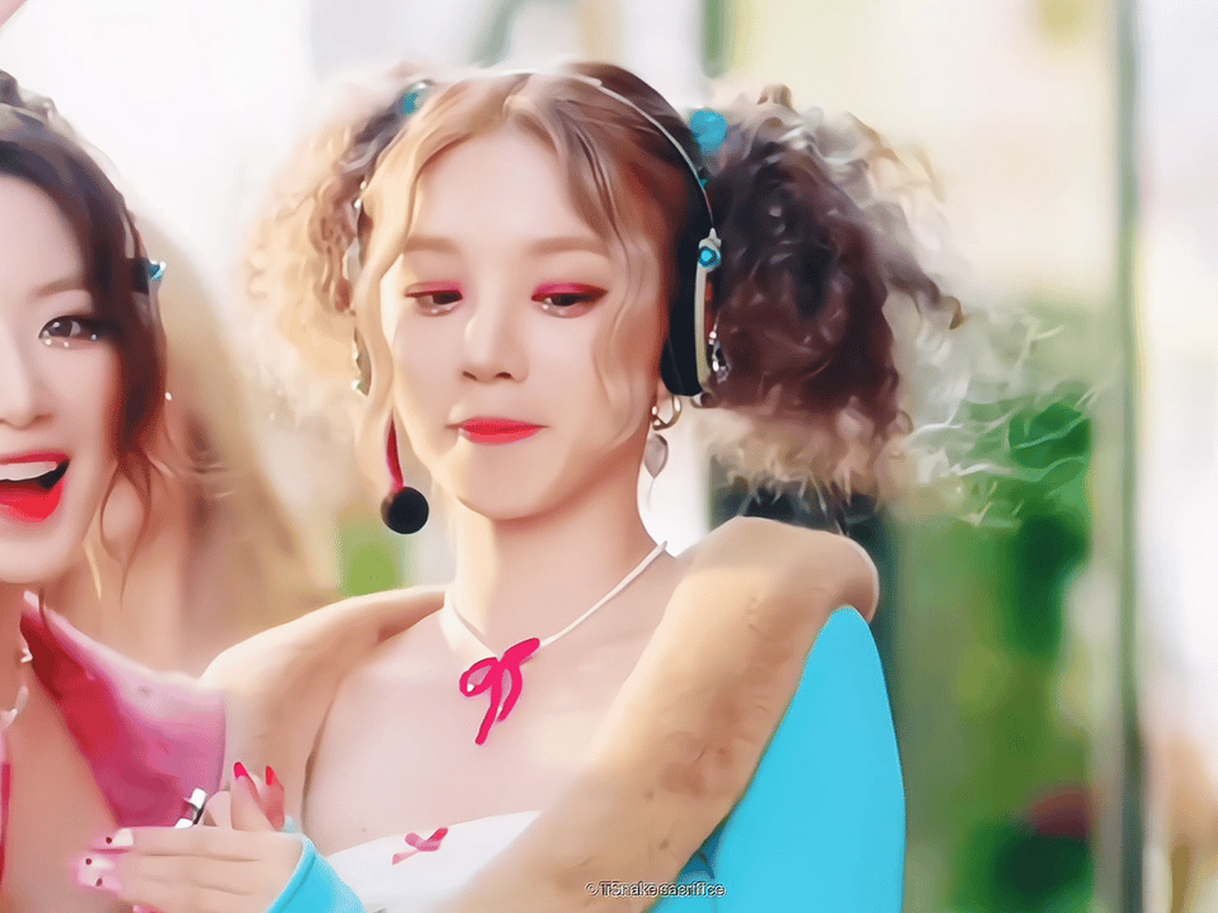 宋雨琦先行曲爆炸头双马尾造型#雨琦的新造型好美呀#宋雨琦新歌mv