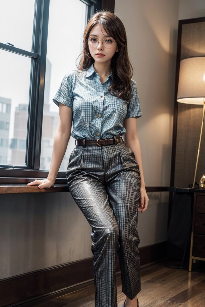 ai美女-都市线下,职业装少女的知性时尚#美女# #养眼美女