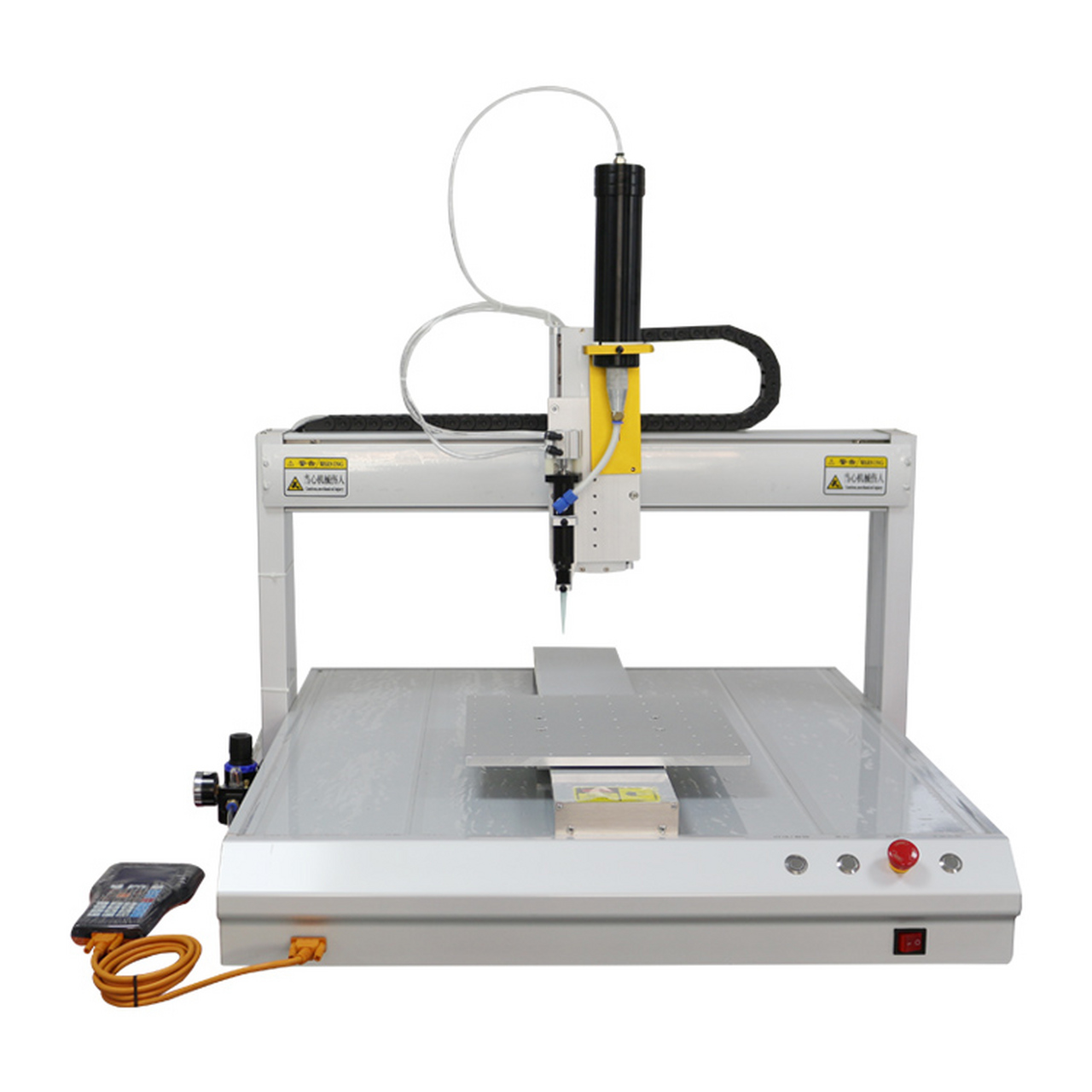 自动点胶机# 自动点胶机是一种高精度,高效率的自动化设备,广泛应用