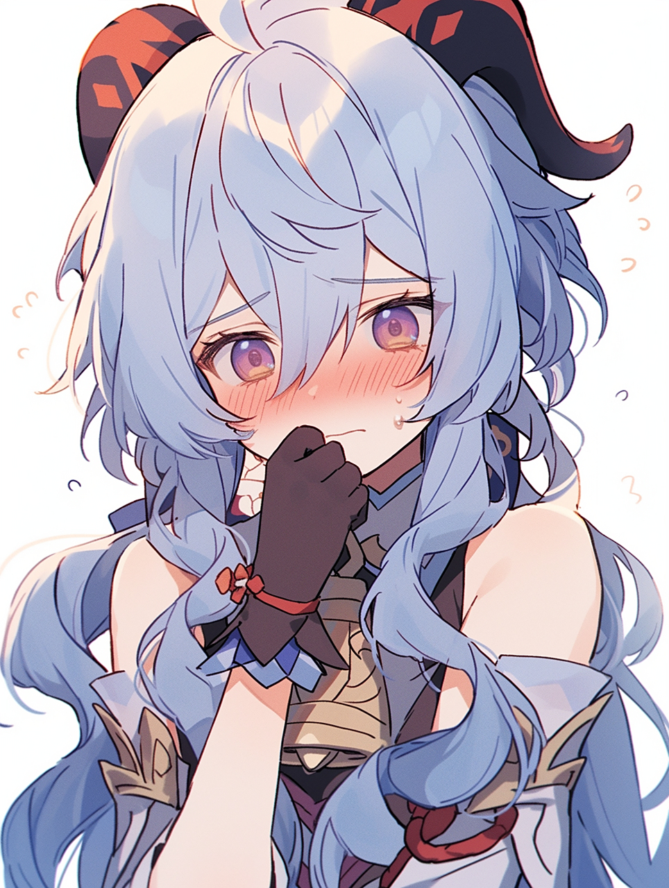 原神# #8023# 憨呼呼的,有点呆,脸红什么?