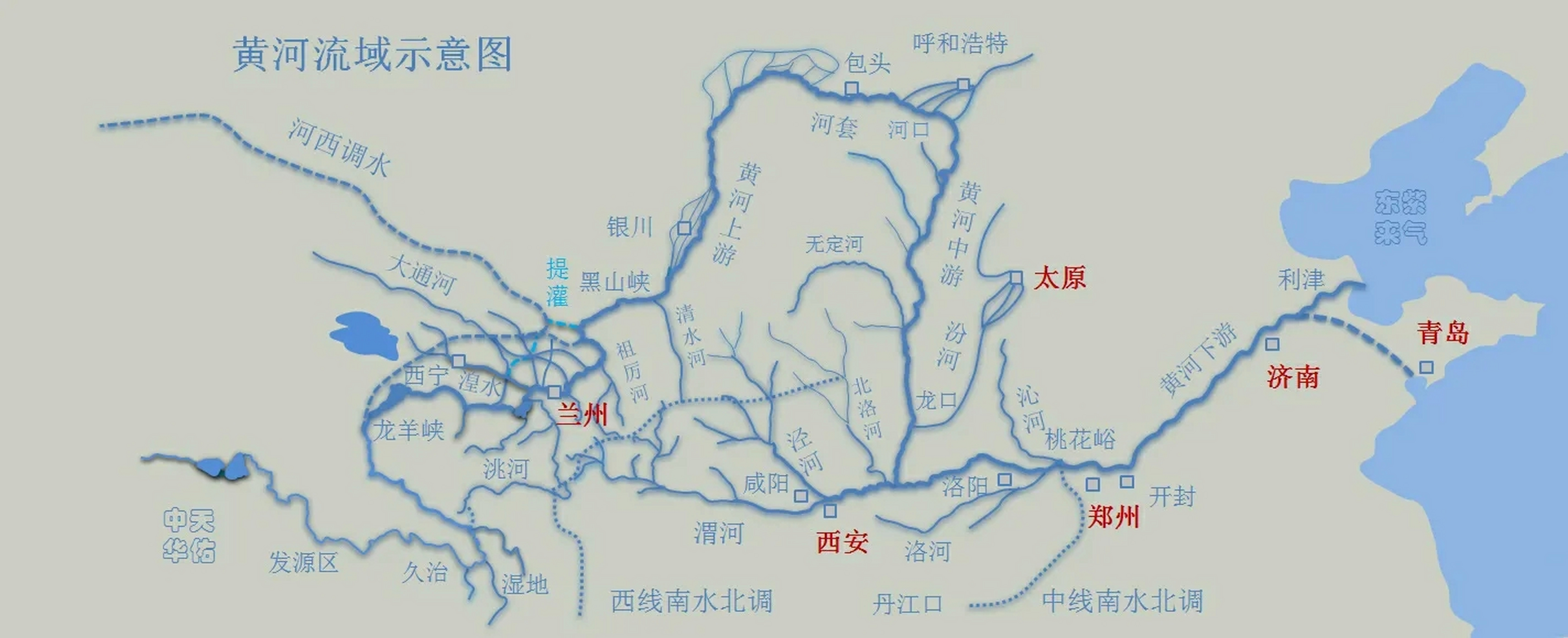 山东省黄河大堤路线图图片