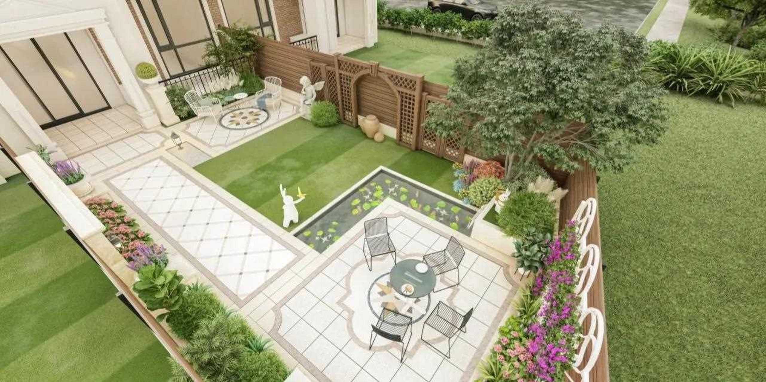 [啊] 欧式花园这样做,空间利用最大化.休闲,聚会,甚至露营都不为过!